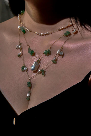 "GODDESS ATHENA" Pearl Necklace